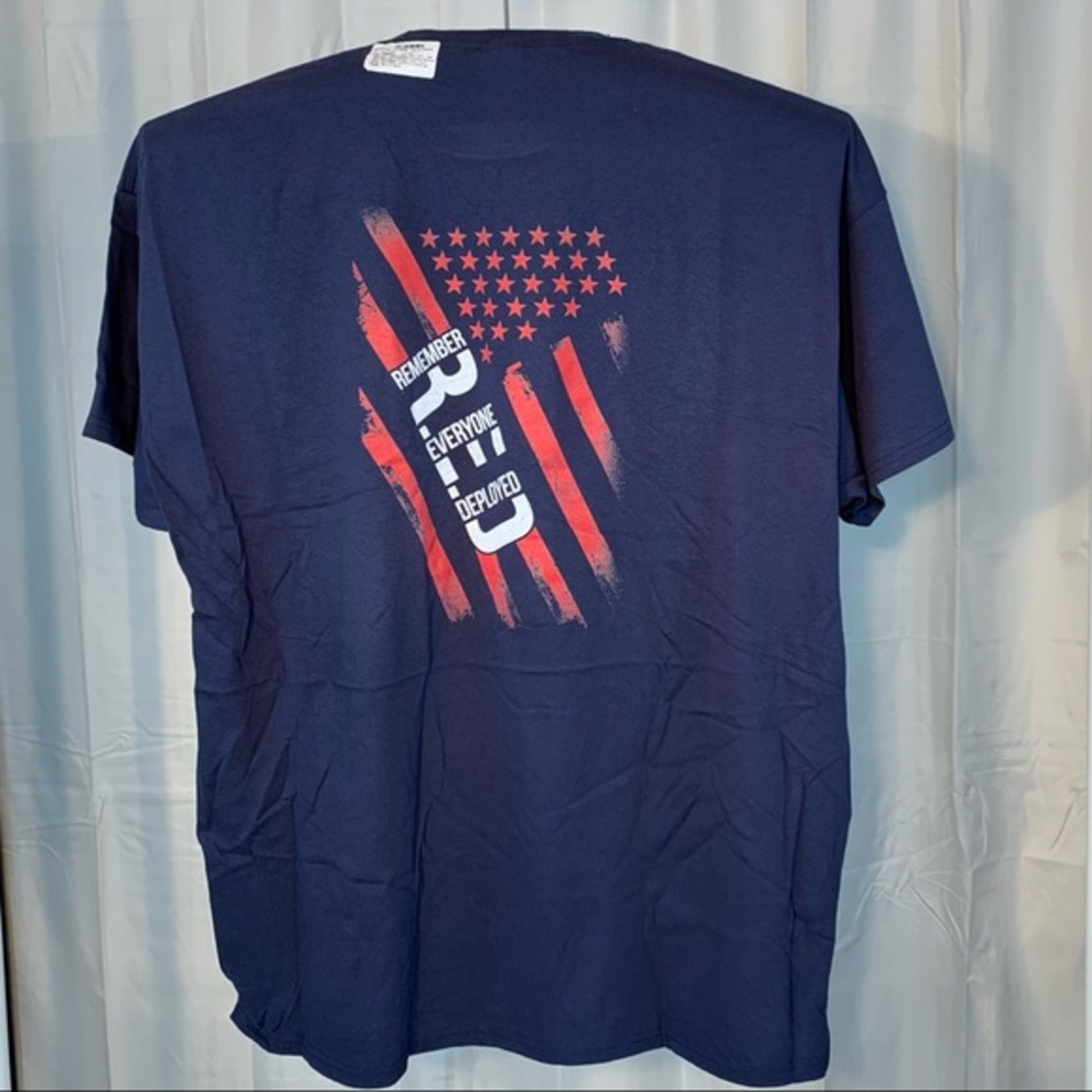 Port and Company NWT navy blue short sleeve tee shirt.